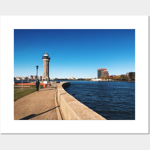 Roosevelt Island Lighthouse Manhattan East River Wall Art by offdutyplaces